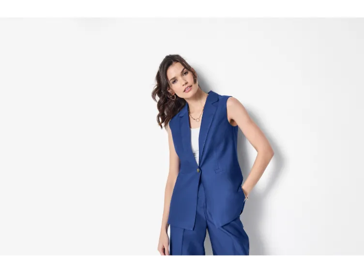 Damen Blazer ärmellos