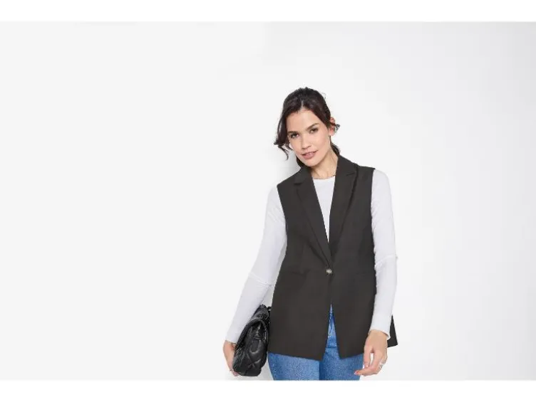 Damen Blazer ärmellos