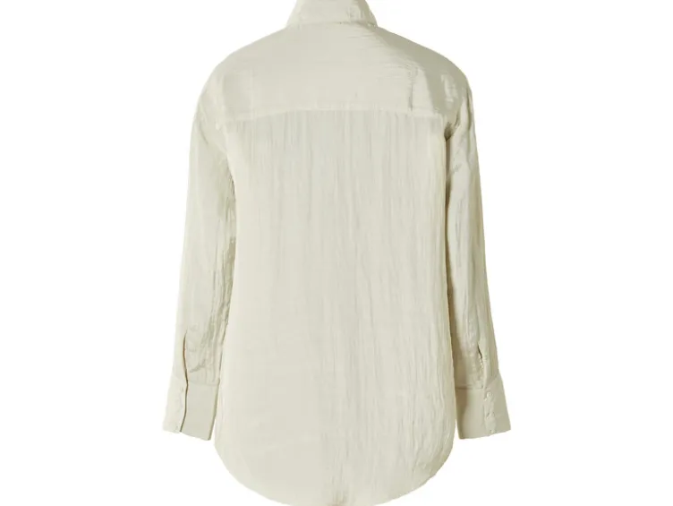 Damen Bluse in Crinkle-Qualität
