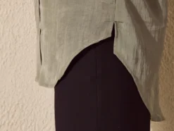 Damen Bluse in Crinkle-Qualität