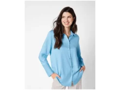 Damen Bluse, in matter Satin-Qualität