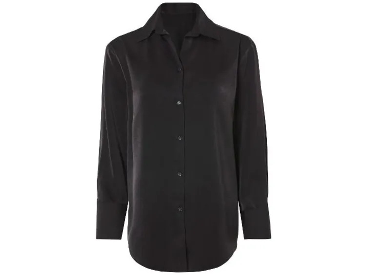 Damen Bluse, in matter Satin-Qualität