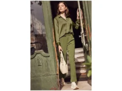 Damen Bluse in matter Satin-Qualität