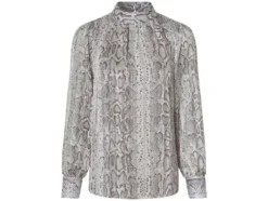 Damen Bluse, leger geschnitten mit abgerundetem Saum