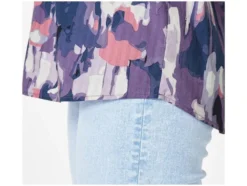 Damen Bluse, mit abgerundetem Saum