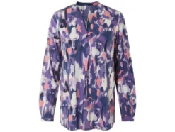 Damen Bluse, mit abgerundetem Saum