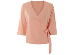 Damen Bluse mit Leinen