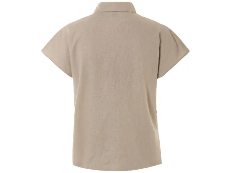 Damen Bluse mit Leinen