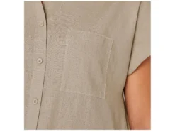 Damen Bluse mit Leinen