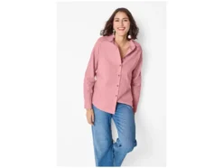 Damen Bluse mit Leinen