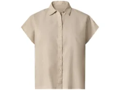 Damen Bluse mit Leinen