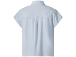 Damen Bluse mit Leinen