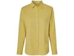Damen Bluse mit Leinen