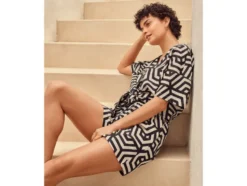 Damen Bluse mit Leinen