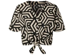 Damen Bluse mit Leinen
