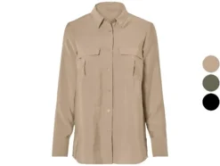 Damen Bluse, mit Seitenschlitzen