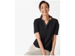 Damen Bluse, mit V-Ausschnitt