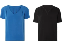 Damen Bluse, mit V-Ausschnitt