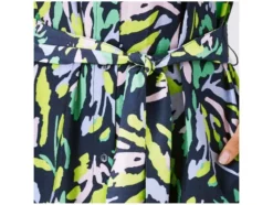 Damen Blusenkleid, Midi-Länge, leicht ausgestellt geschnitten
