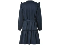 Damen Blusenkleid mit Bindegürtel in der Taille
