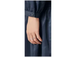 Damen Blusenkleid mit Bindegürtel in der Taille