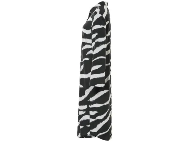 Damen Blusenkleid, mit Krempelfunktion