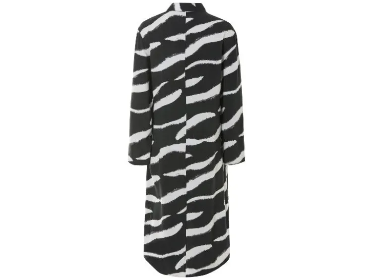 Damen Blusenkleid, mit Krempelfunktion