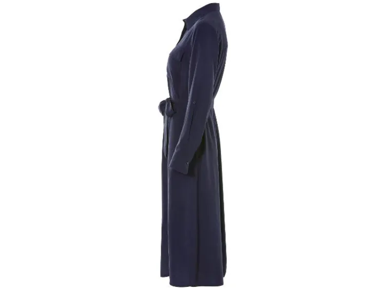 Damen Blusenkleid, mit Krempelfunktion
