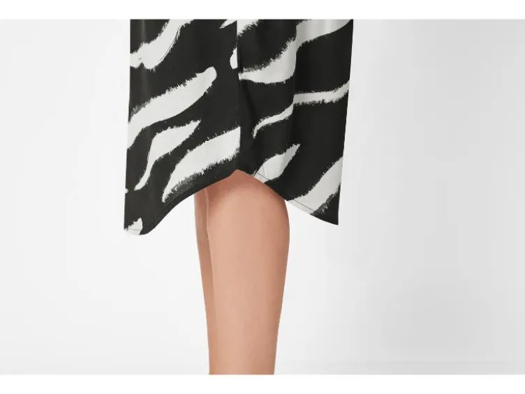 Damen Blusenkleid, mit Krempelfunktion