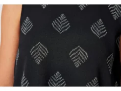 Damen Blusentop, mit leichter Crêpe-Struktur