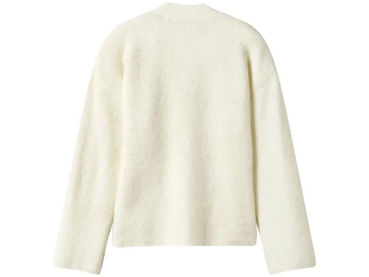 Damen Bouclé-Strickcardigan
