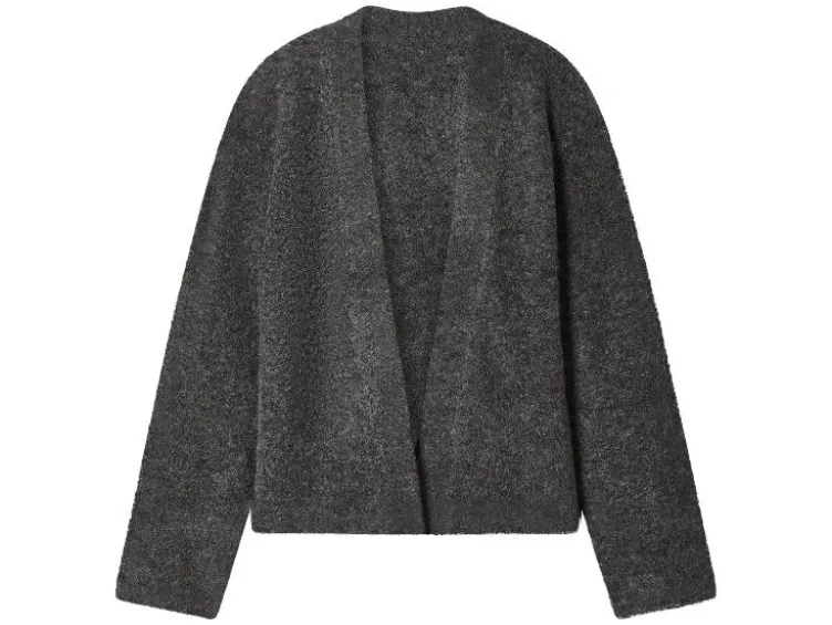 Damen Bouclé-Strickcardigan