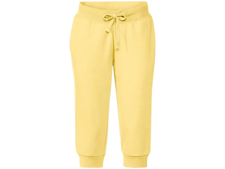 Damen Caprihose, normale Leibhöhe, mit Baumwolle