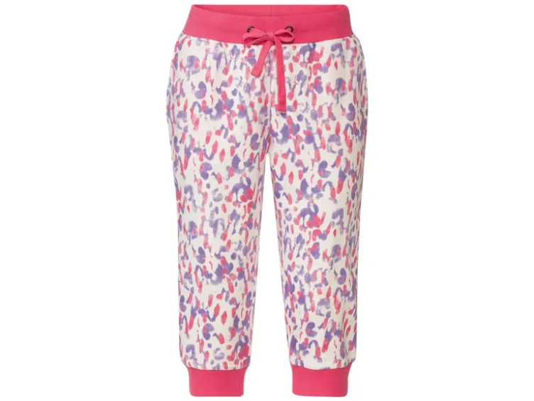 Damen Caprihose, normale Leibhöhe, mit Baumwolle