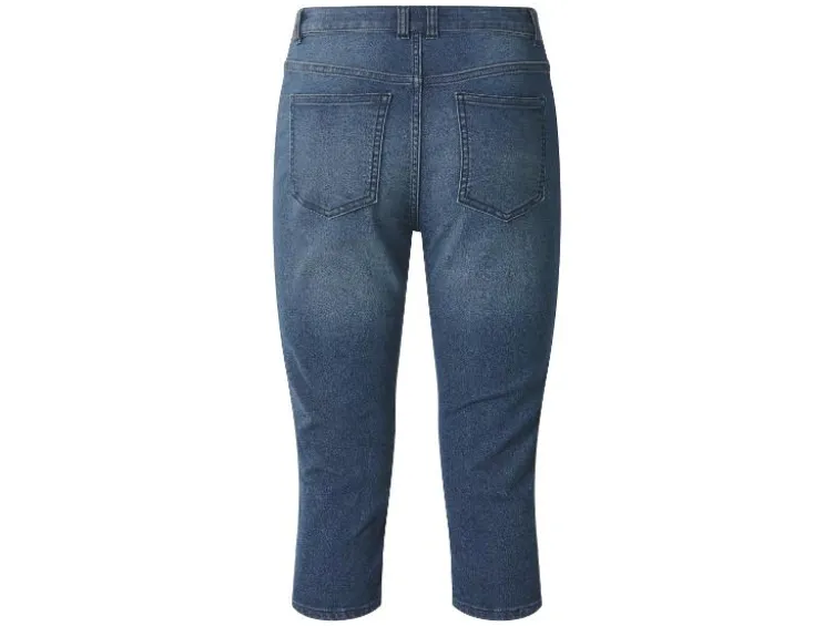 Damen Capri-Jeans, Slim Fit