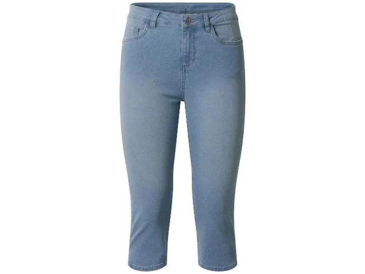 Damen Capri-Jeans, Slim Fit