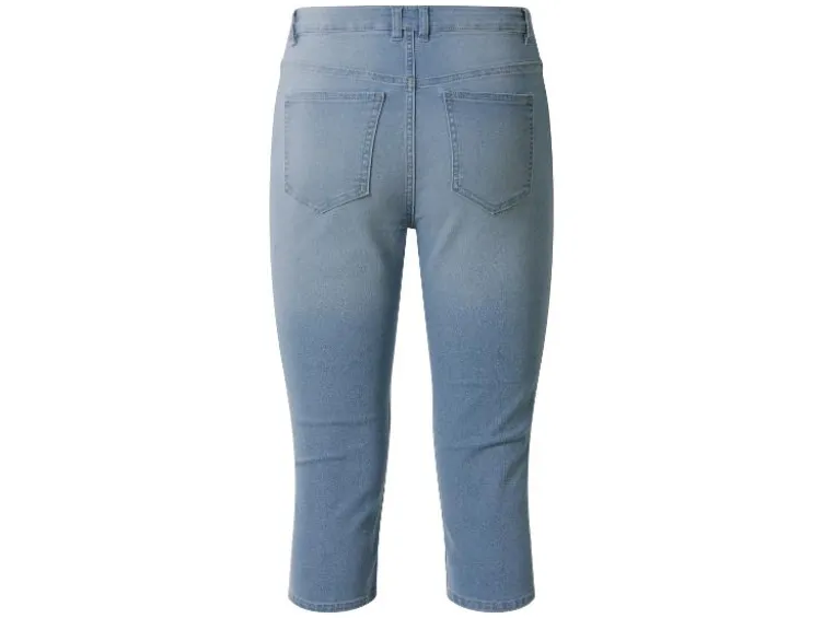 Damen Capri-Jeans, Slim Fit