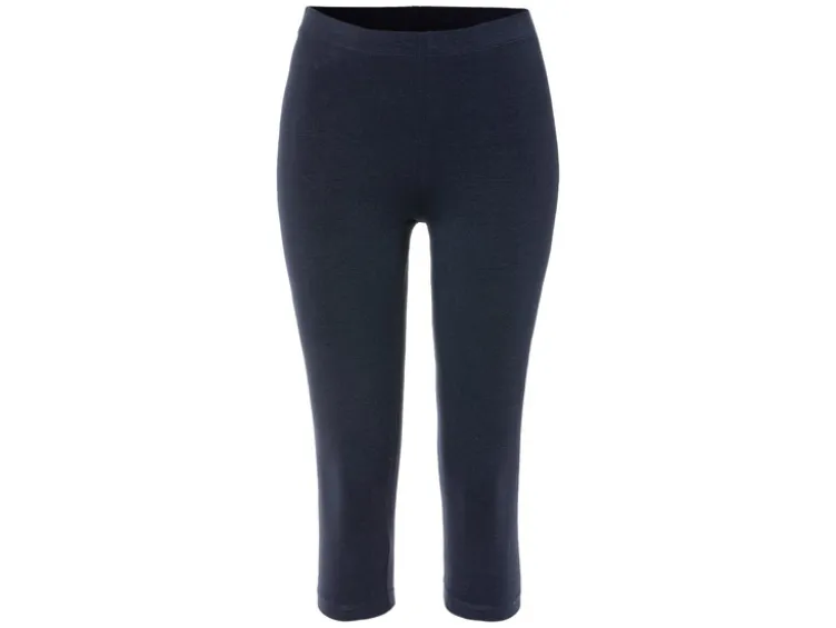 Damen Capri-Leggings, normale Leibhöhe