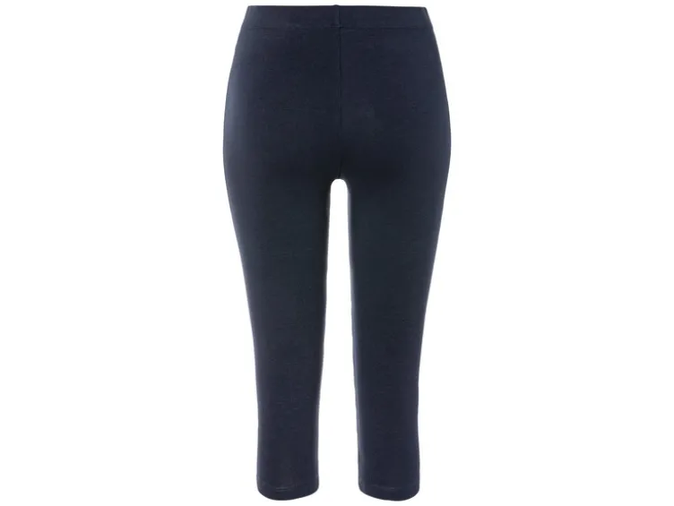 Damen Capri-Leggings, normale Leibhöhe