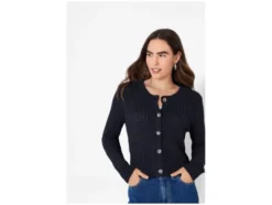Damen Cardigan, aus weichem Lochstrick