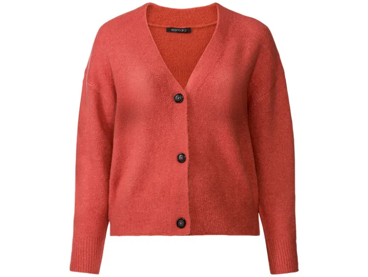 Damen Cardigan, leger geschnitten, mit V-Ausschnitt