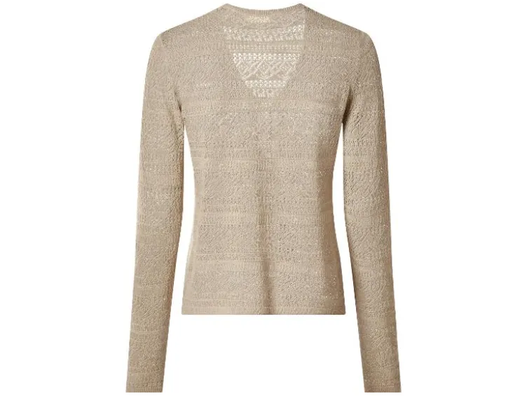 Damen Cardigan mit Leinen