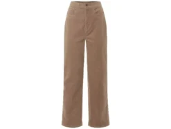 Damen Cordhose, weit und gerade geschnitten