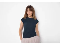 Damen Crinkle-Top