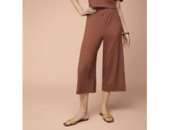 Damen Culotte in modischer Crinkle-Qualität