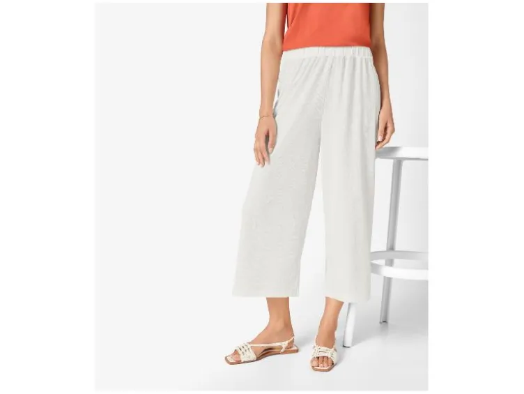 Damen Culotte, in modischer Crinkle-Qualität