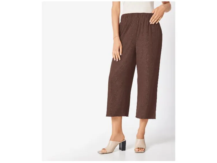 Damen Culotte, in modischer Crinkle-Qualität