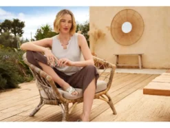 Damen Culotte, in modischer Crinkle-Qualität