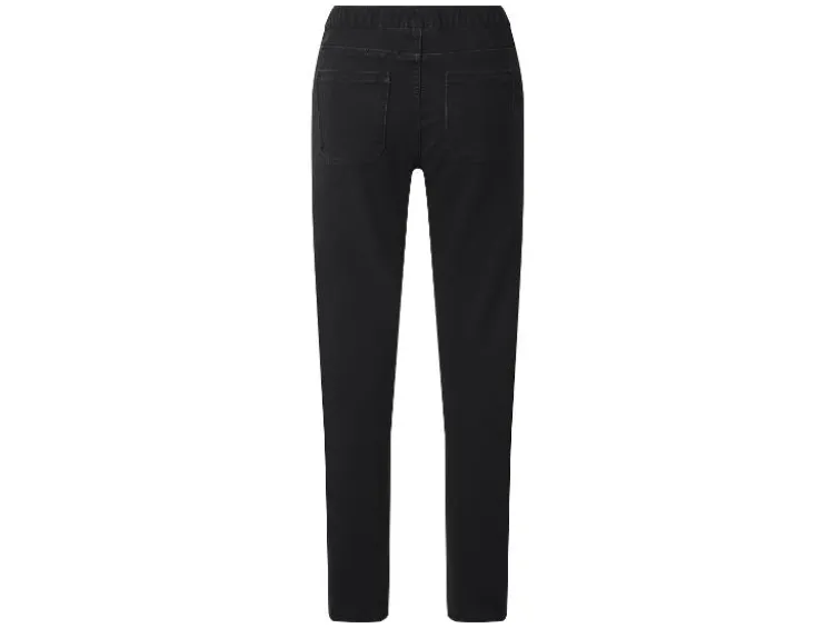 Damen Denim-Joggers, normale Leibhöhe