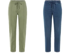 Damen Denim-Joggers, Relaxed Fit, normale Leibhöhe